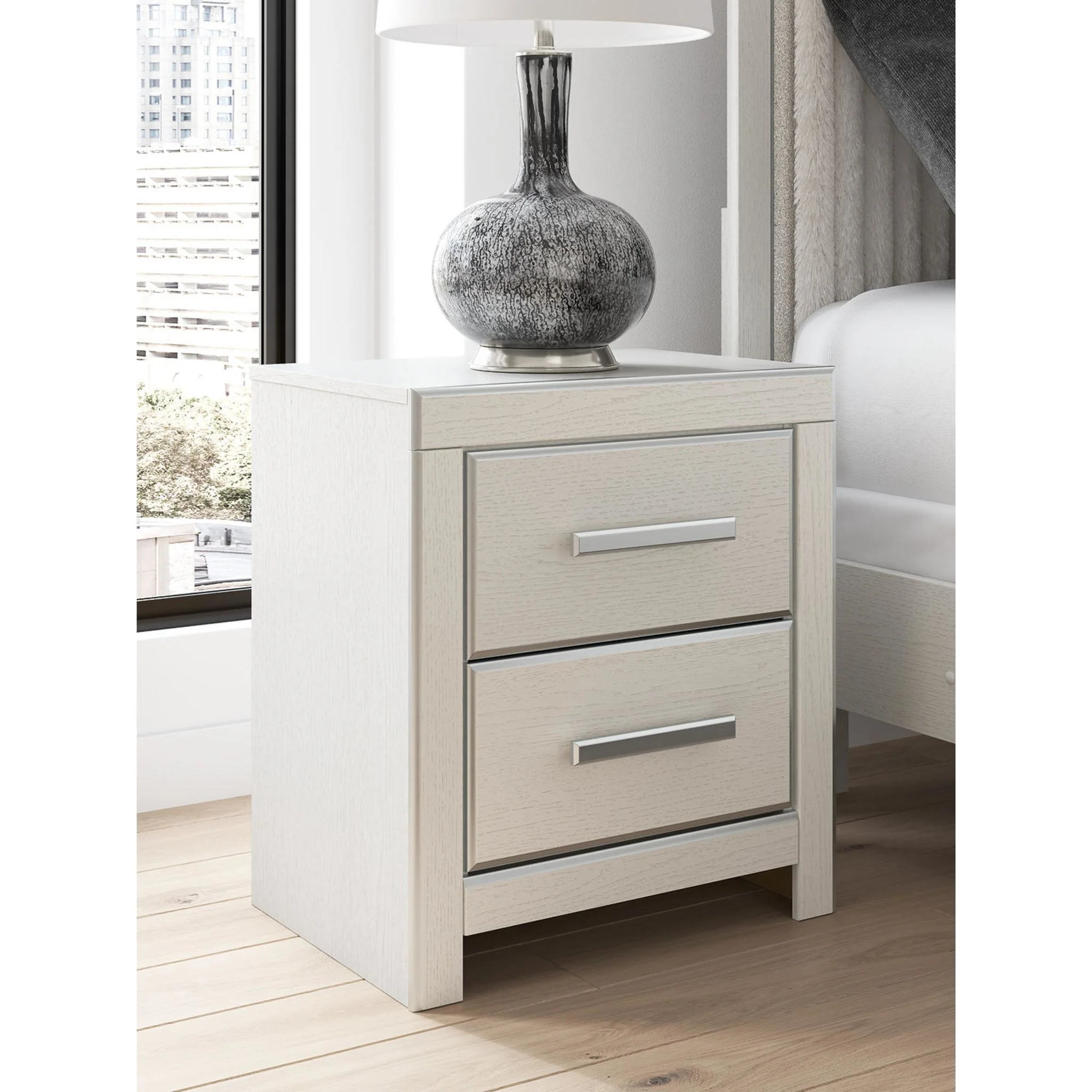 Zuraleus Nightstand - White - Image 2
