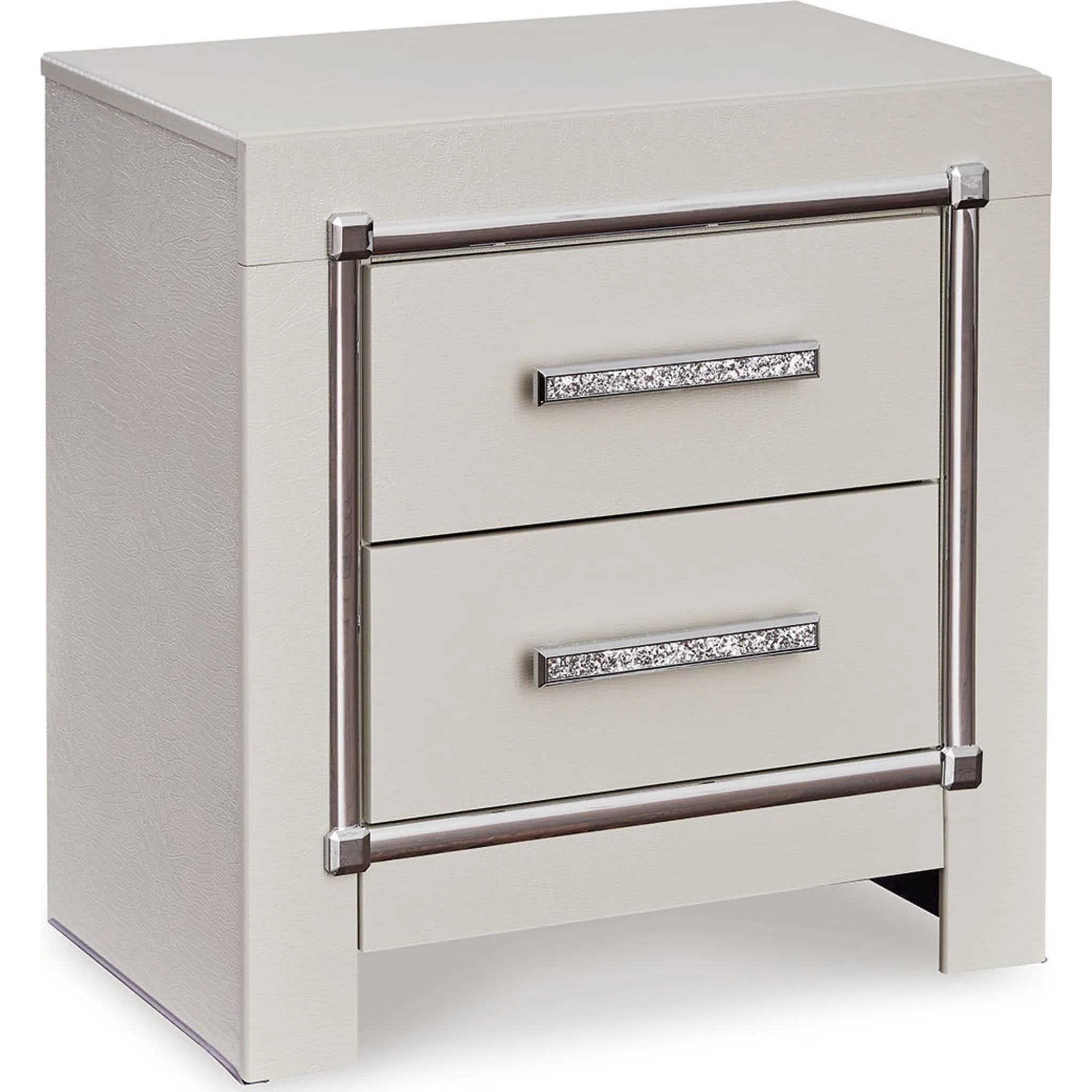 Zyniden Nightstand - Silver - Image 2